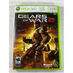 Xbox 360 Gears of War 2 Video Game 2008 Microsoft 17+ Complete Manual Tested